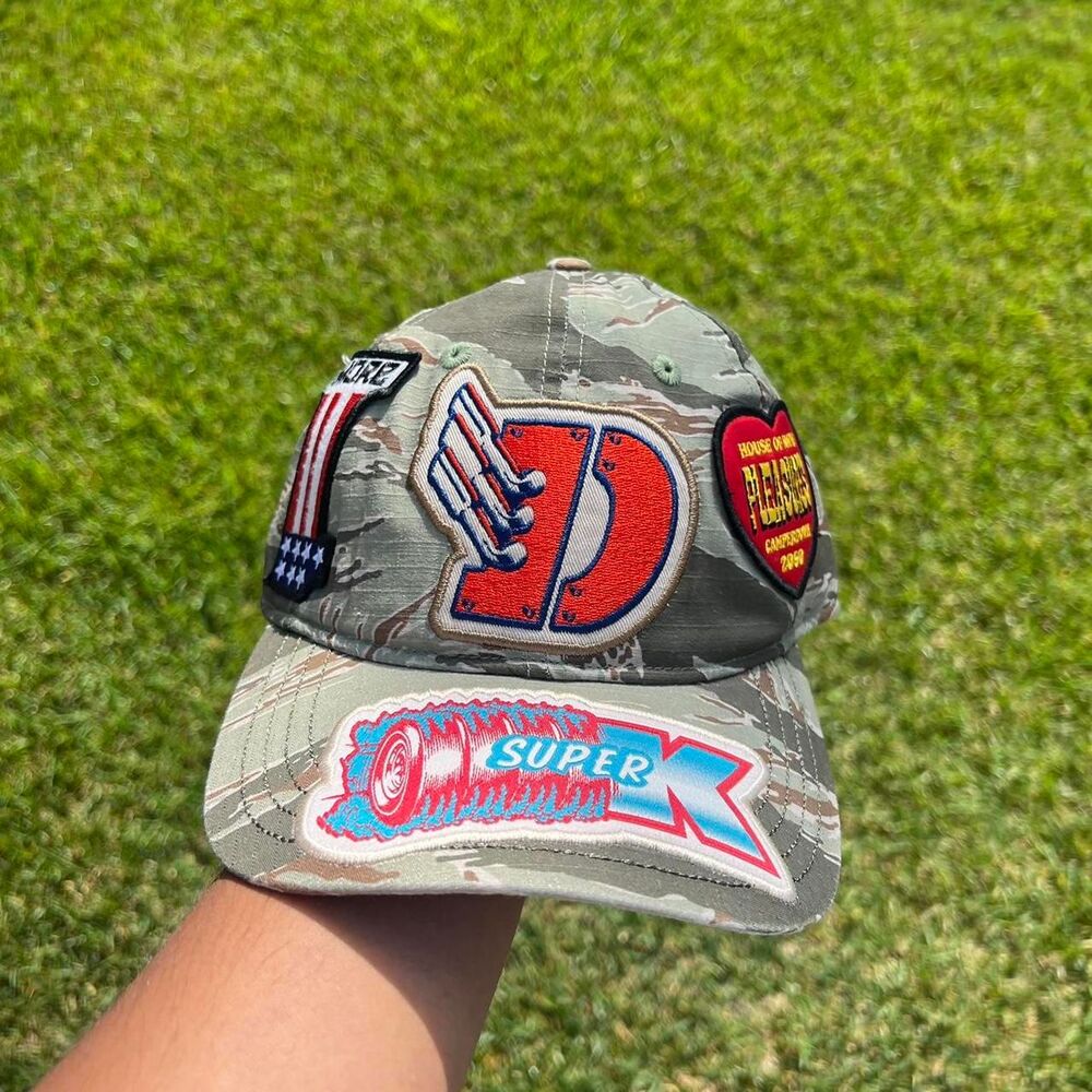 Dues ex machina cap nwt y2k camo patches